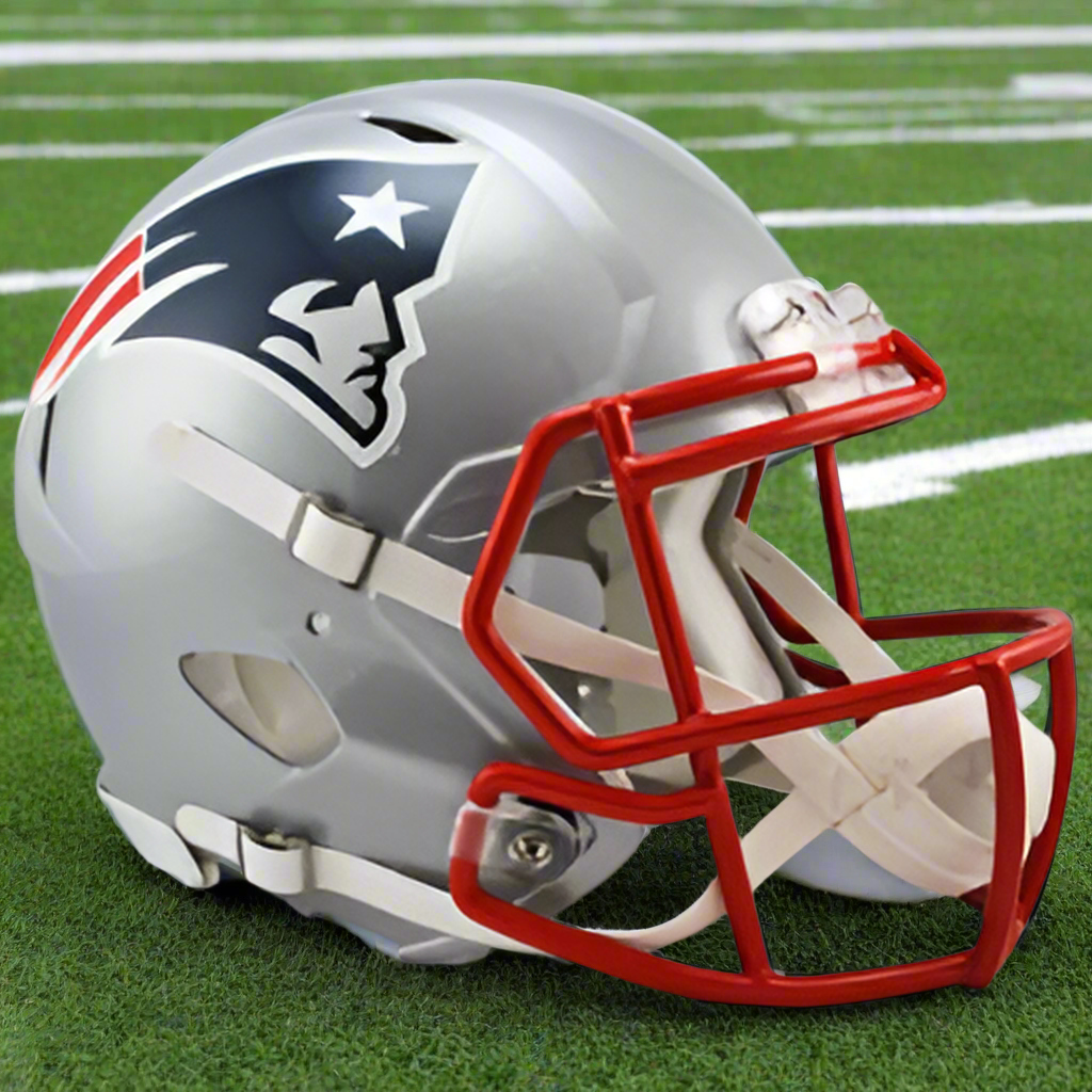 New England Patriots 🏈🔴 Riddell Speed Authentic Full Size Helmet - Pats Nation