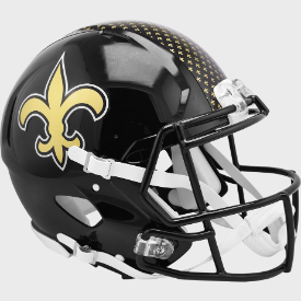 New Orleans Saints On-Field Alternate Riddell Speed Authentic Full Size Football Helmet
