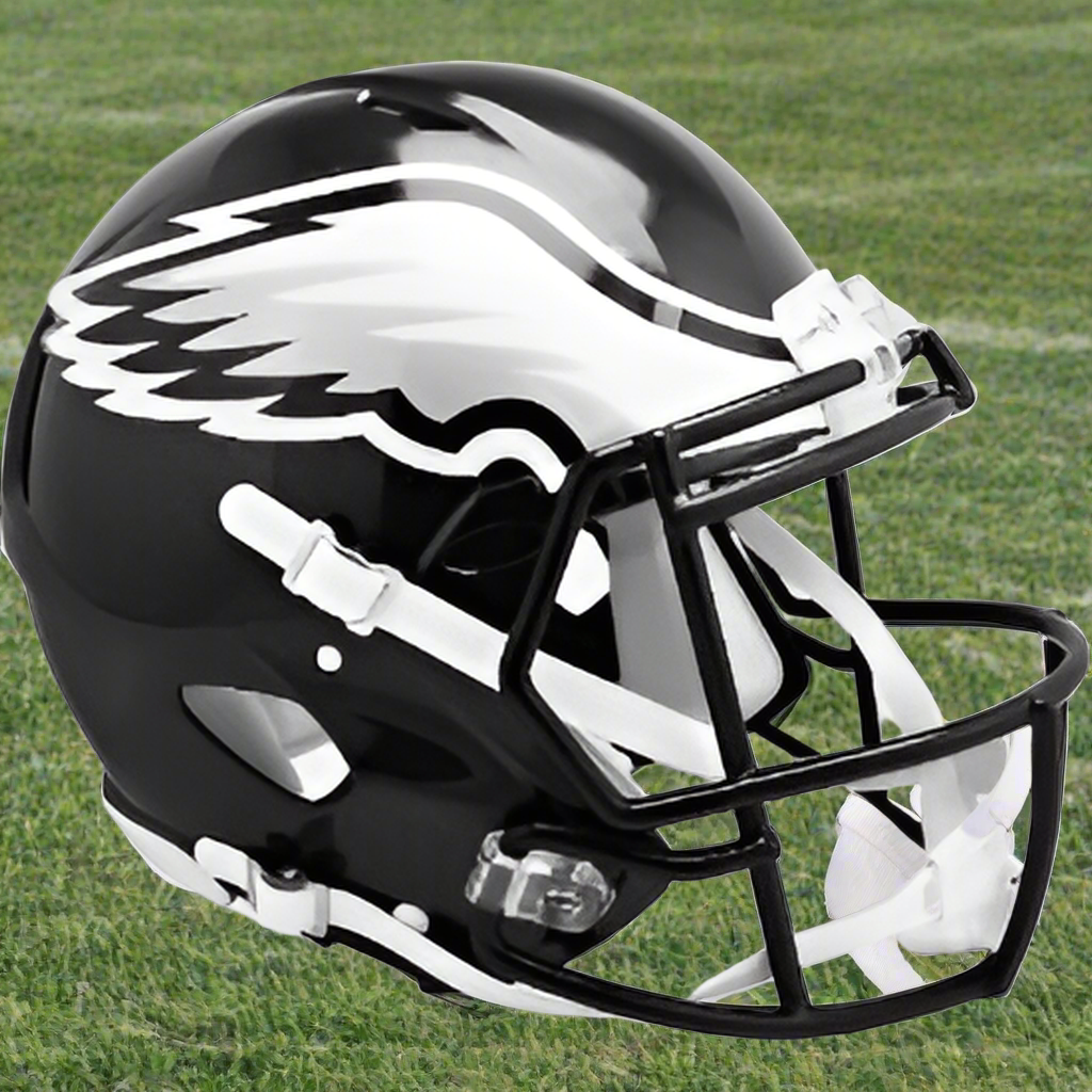 Philadelphia Eagles On-Field Alternate 2022 Riddell Speed Authentic Full Size Football Helmet