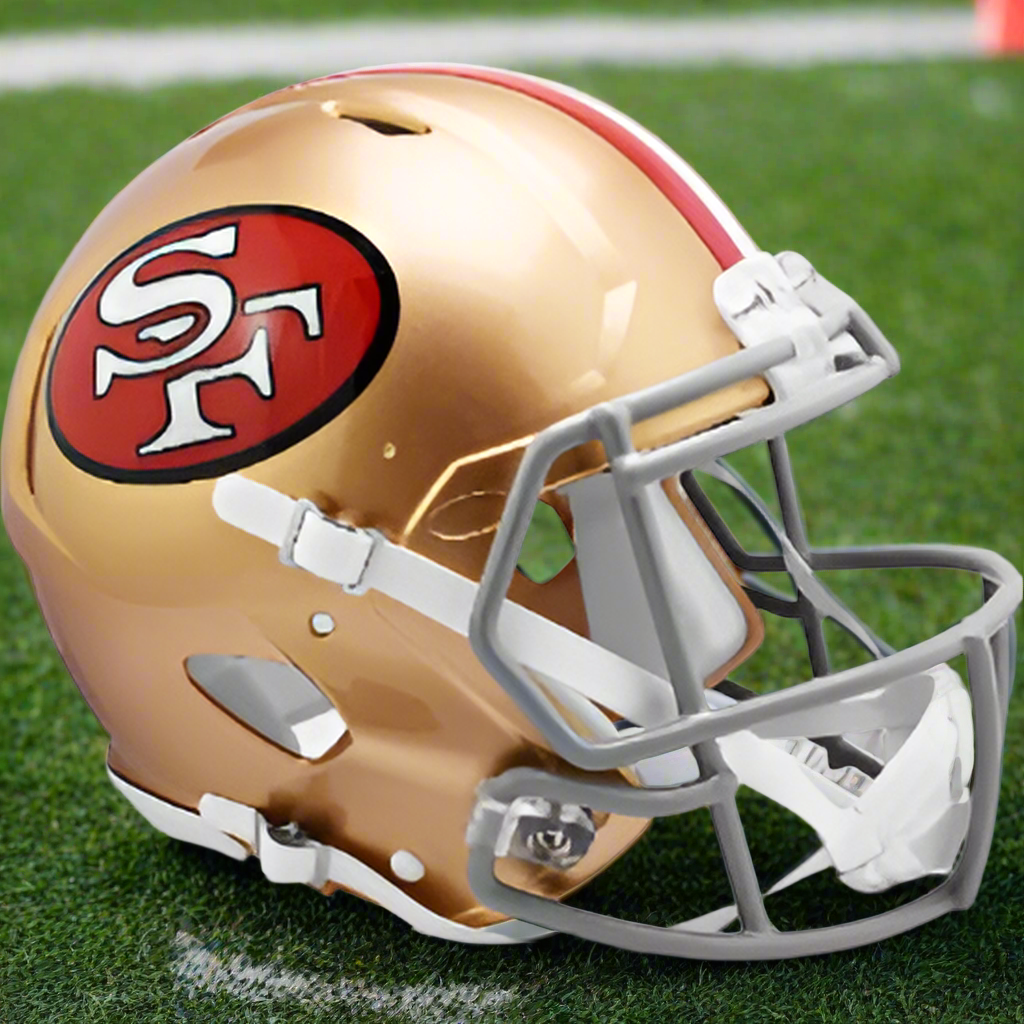 San Francisco 49ers Riddell Speed Throwback 64-95 Authentic Full Size Football Helmet