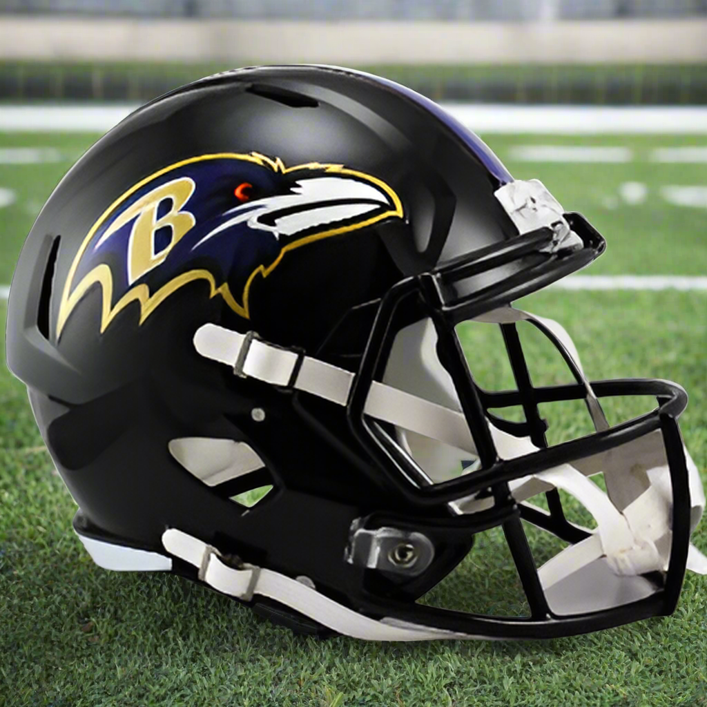 Baltimore Ravens šš Riddell Speed Replica Full-Size NFL Helmet - Ravens Resolve