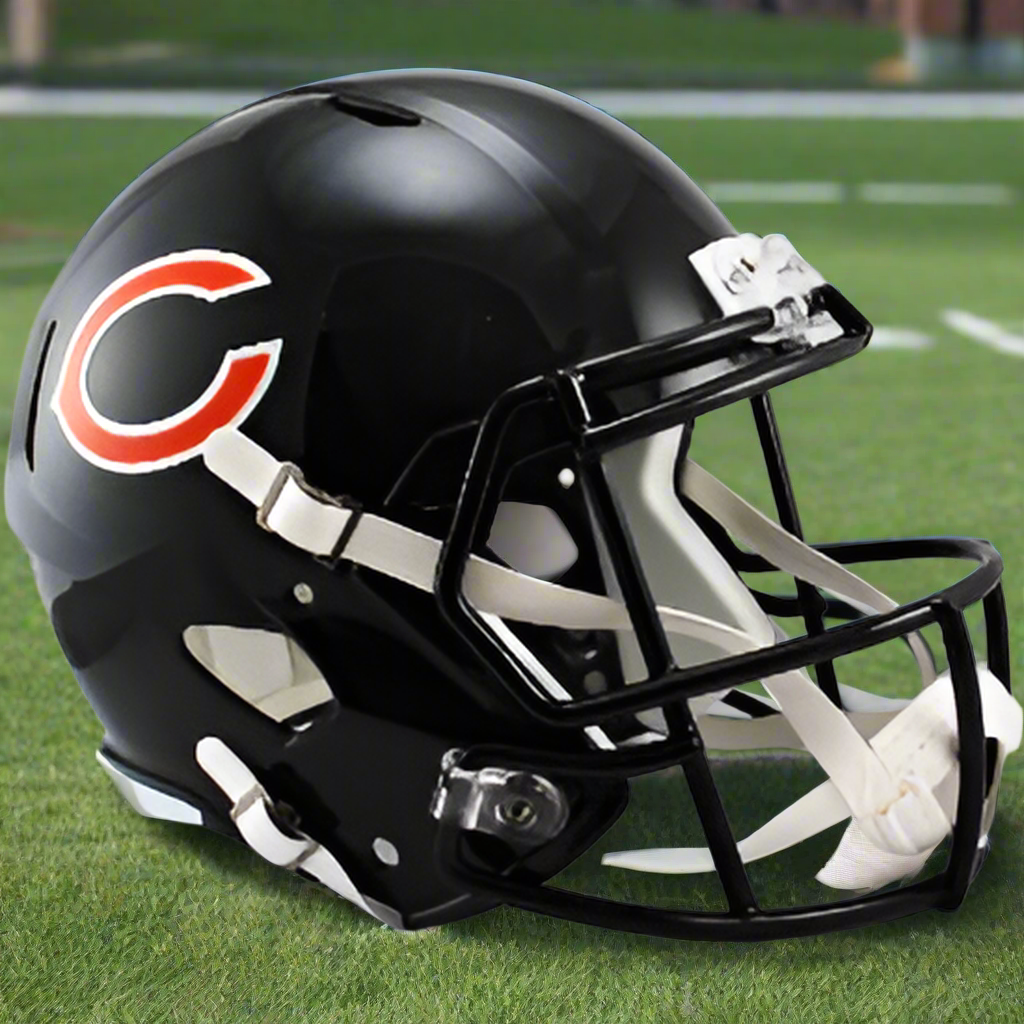 Chicago Bears 🏈🐻 Riddell Speed Replica Full-Size NFL Helmet - Monsters of the Midway
