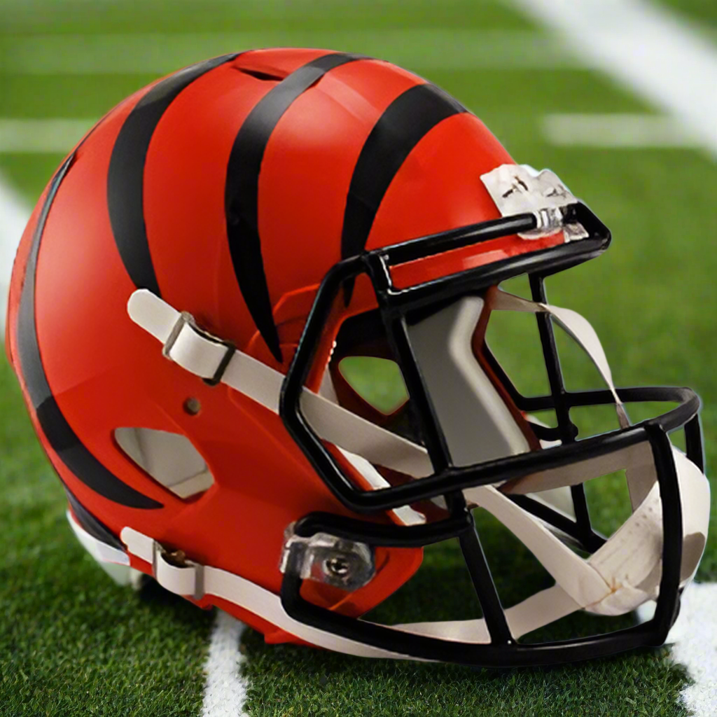 Cincinnati Bengals 🟠⚫ Riddell Speed Replica Full-Size NFL Helmet - Jungle Pride