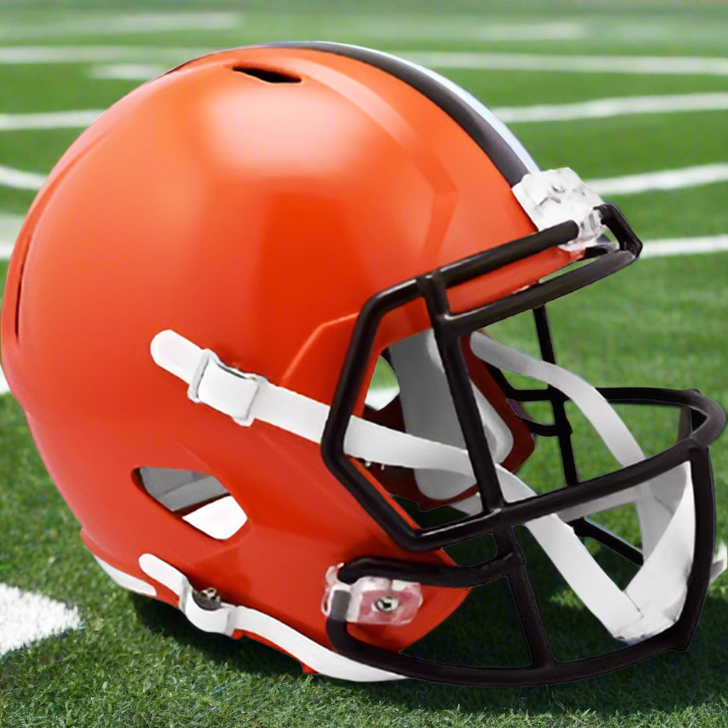 Cleveland Browns 🏟️🟤 ’20–’23 Throwback Riddell Speed Replica Full-Size NFL Helmet - Modern Classic