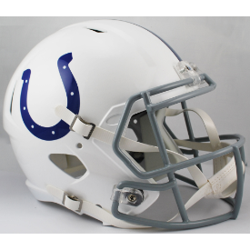 Indianapolis Colts 🏈🐎 Riddell Speed Replica Full-Size NFL Helmet - Horseshoe Heritage