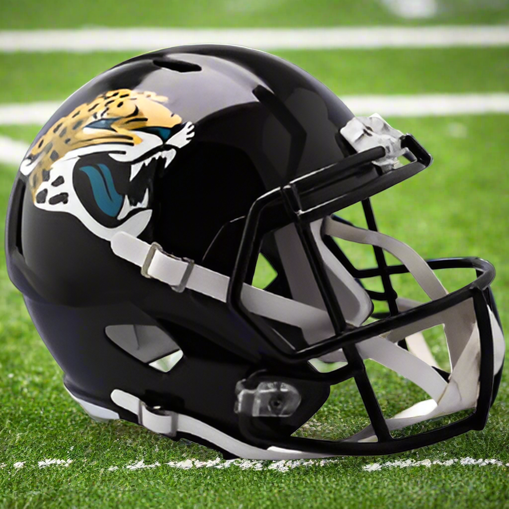 Jacksonville Jaguars 🏈🐆 Riddell Speed Replica Full-Size NFL Helmet - Bold & Fierce