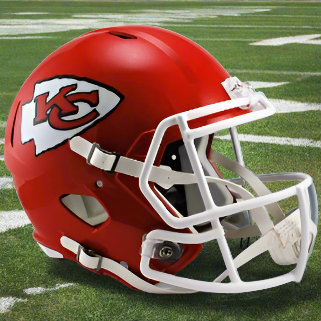 Kansas City Chiefs š“š” Riddell Speed Replica Full-Size NFL Helmet - Arrowhead Pride