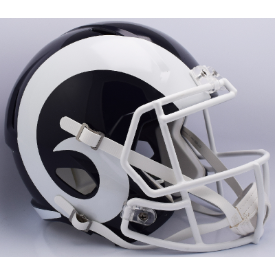 Los Angeles Rams 🐏⚪ White Horn Riddell Speed Replica Full-Size NFL Helmet - Bold & Modern