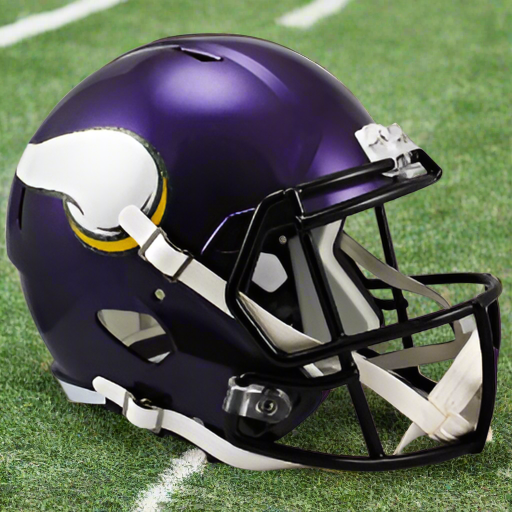 Minnesota Vikings 🟣🟡 Riddell Speed Replica Full-Size NFL Helmet - Bold & Battle-Ready