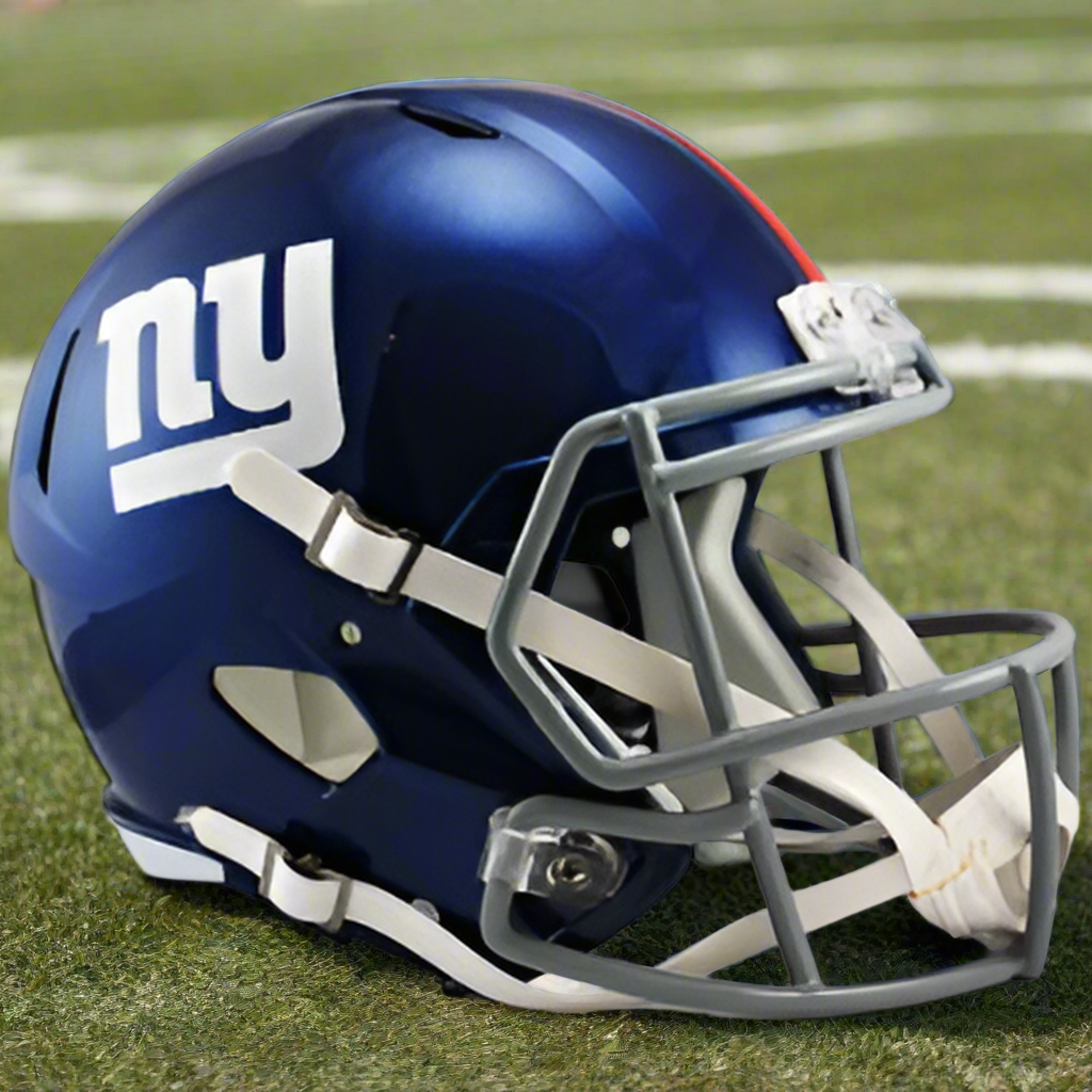 New York Giants šš½ Riddell Speed Replica Full-Size NFL Helmet - Big Blue Pride