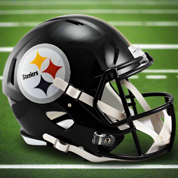 Pittsburgh Steelers 🏈⚫ Riddell Speed Replica Full-Size Helmet - Steelers Nation
