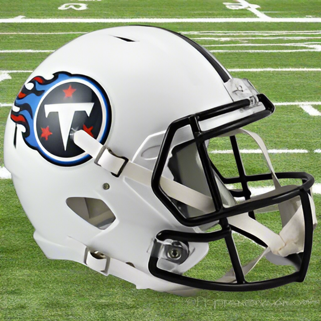Tennessee Titans 🏟️⚔️ '99–'17 Throwback Riddell Speed Replica Full-Size Helmet – Music City Miracle Era