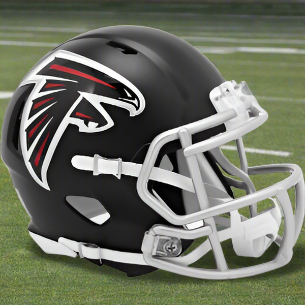 Atlanta Falcons 🖤 Riddell Speed Mini Football Helmet – Official NFL Collectible