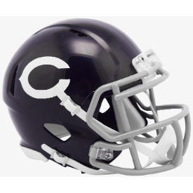 Chicago Bears Riddell Speed Throwback '62-'73 Mini Football Helmet