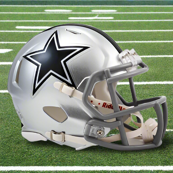 Dallas Cowboys ⭐ Riddell Speed Mini Football Helmet – America's Team Classic