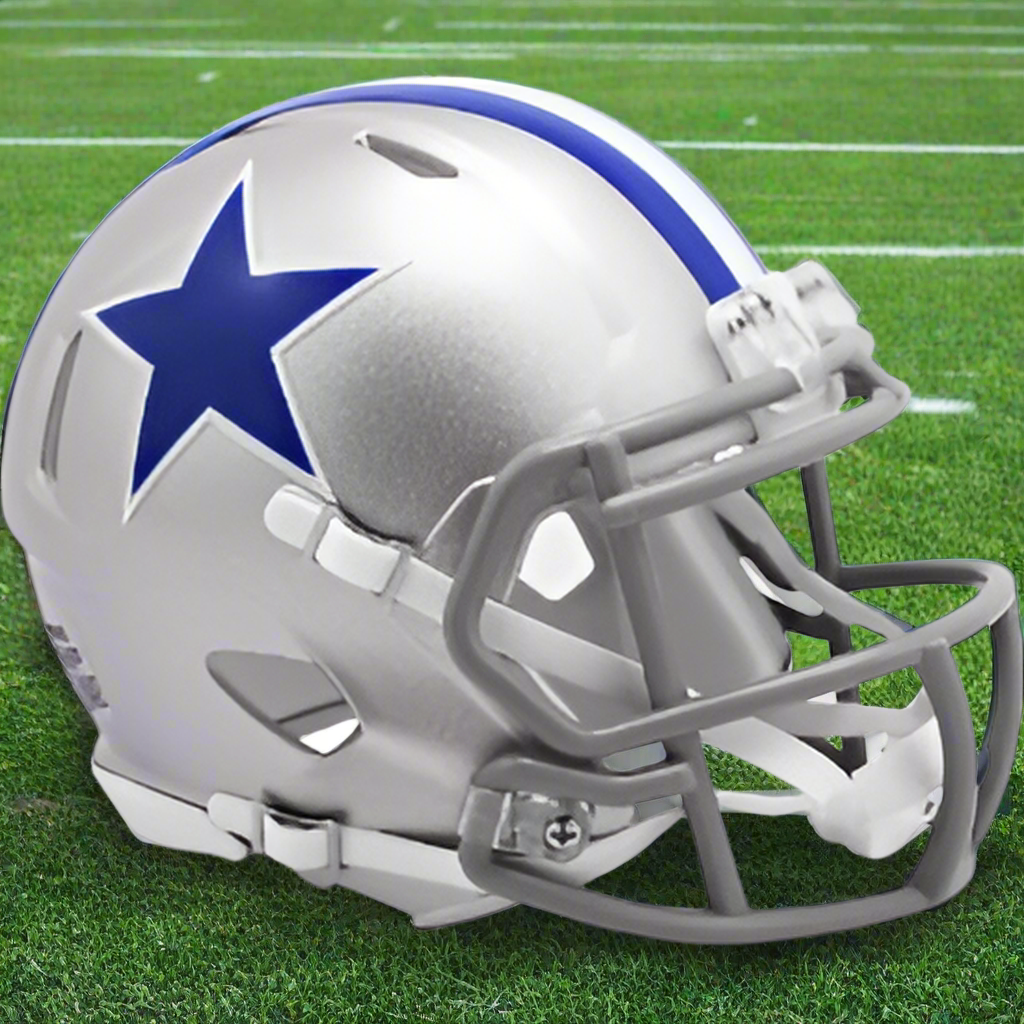 Dallas Cowboys ⭐ '64–'66 Throwback Riddell Speed Mini Football Helmet – The Birth of the Icon