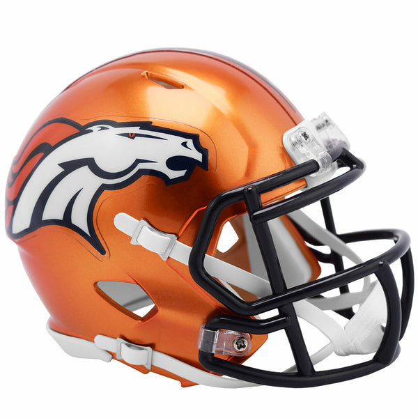 Denver Broncos Riddell Speed FLASH Mini Football Helmet