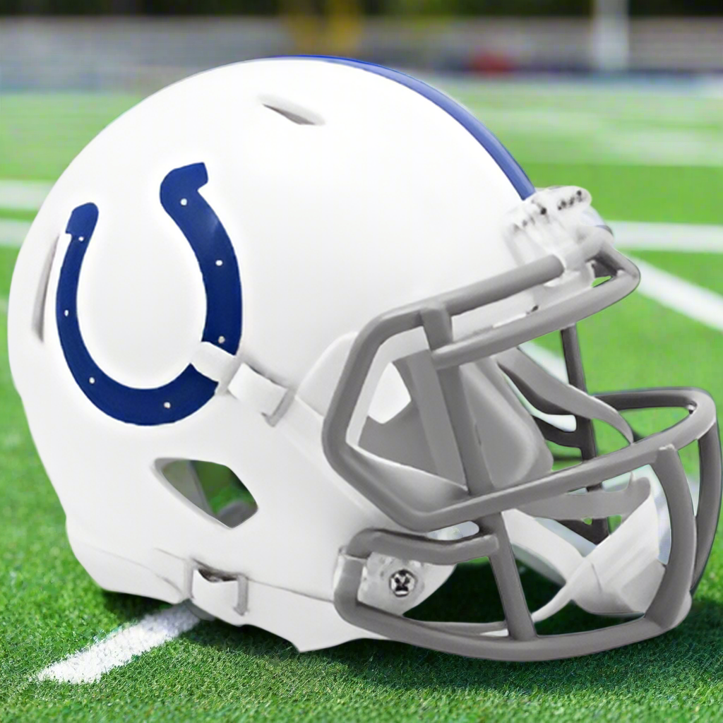 Indianapolis Colts π¦ Riddell Speed Mini Football Helmet β Classic Primary Edition
