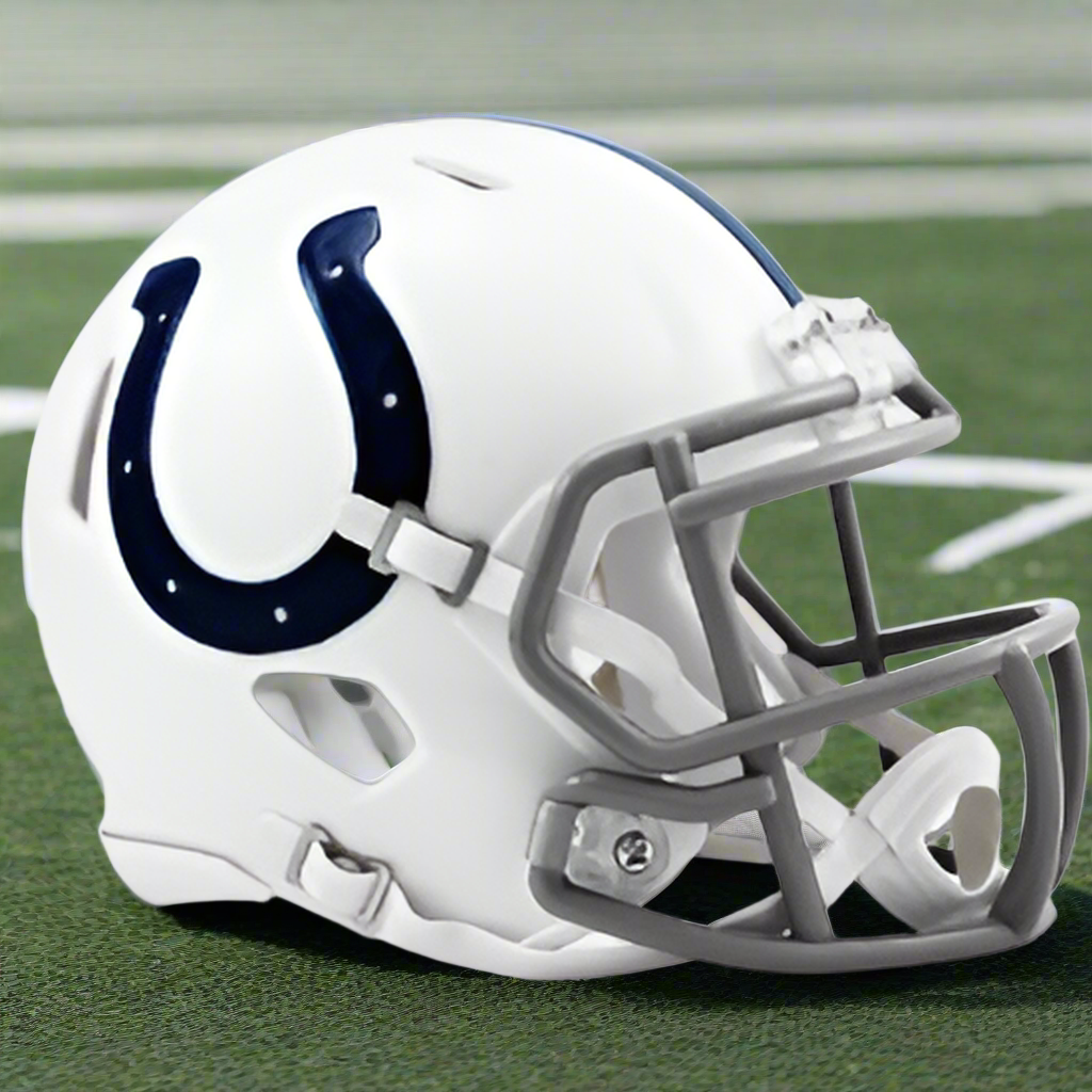 Indianapolis Colts 🏇 '04–'19 Throwback Riddell Speed Mini Football Helmet – Peyton Era Edition
