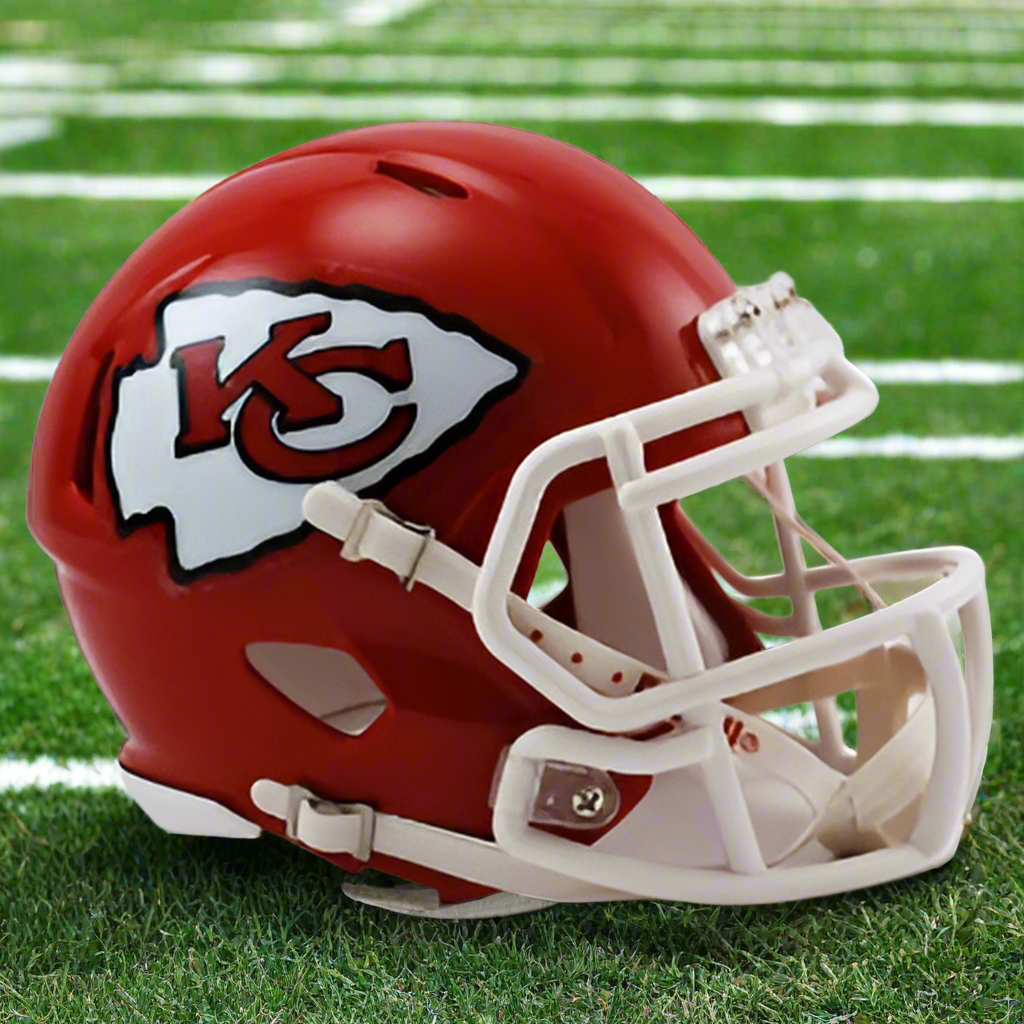 Kansas City Chiefs 🔴 Riddell Speed Mini Football Helmet – Classic Primary Edition