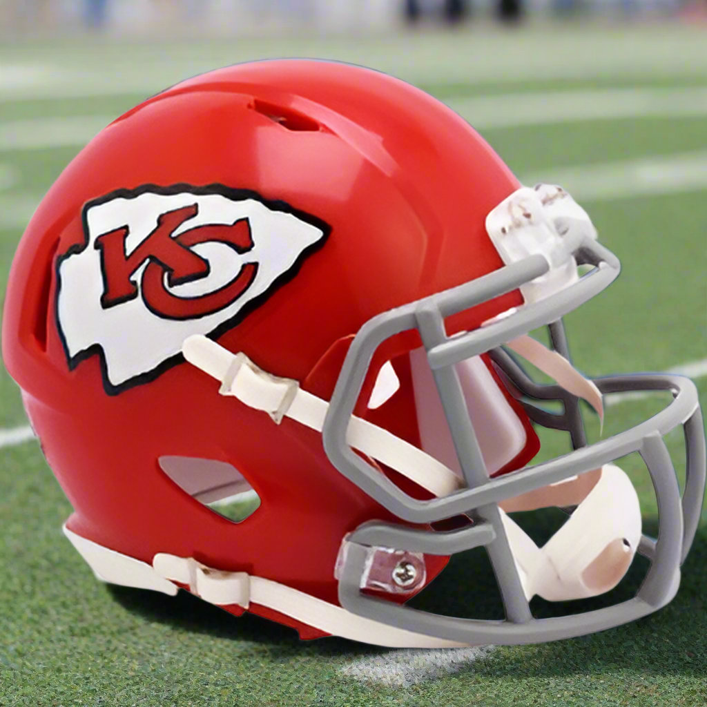 Kansas City Chiefs 🏈 '63–'73 Throwback Riddell Speed Mini Football Helmet – AFL Legacy Edition