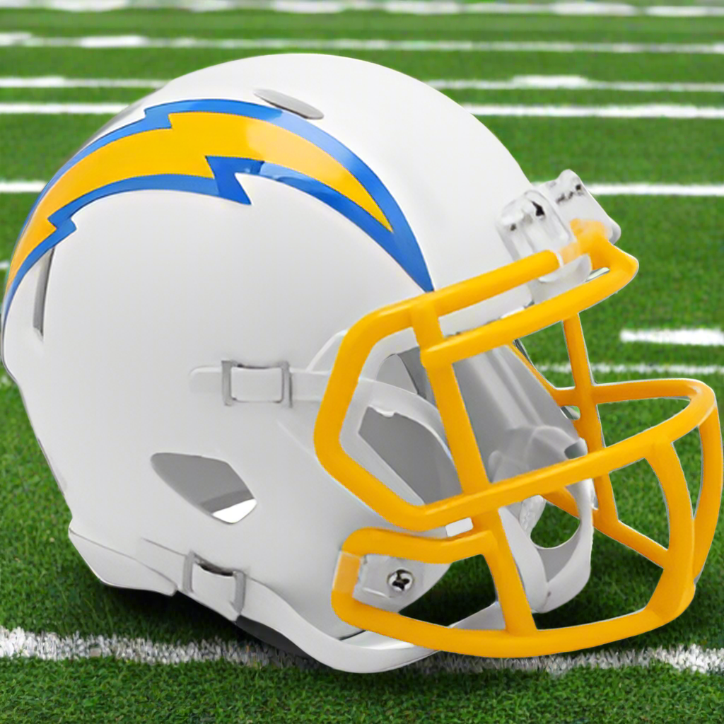 Los Angeles Chargers ⚡ Riddell Speed Mini Football Helmet – Classic Bolt Edition