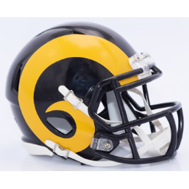 St. Louis Rams π '81β'99 Throwback Riddell Speed Mini Football Helmet β Classic Horns Era Edition