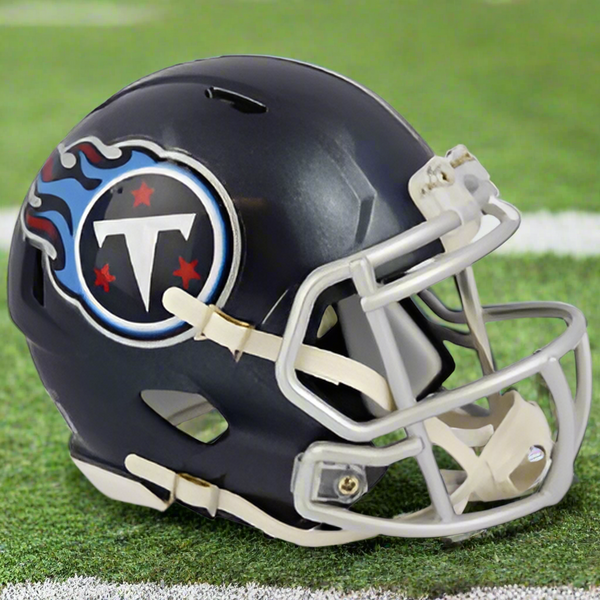 Tennessee Titans ⚔️🔵 Riddell Speed Mini Football Helmet – Modern Team Pride