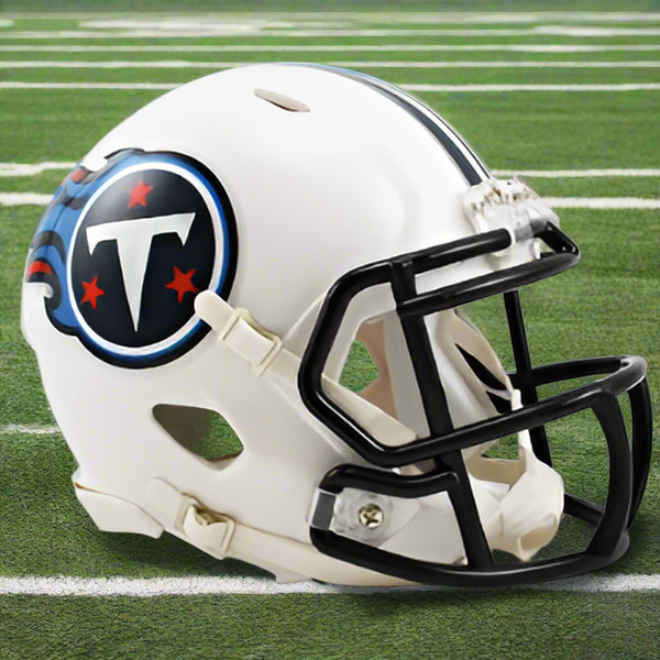 Tennessee Titans 🕰️🔵 '99–'17 Throwback Riddell Speed Mini Football Helmet – Classic Team Legacy