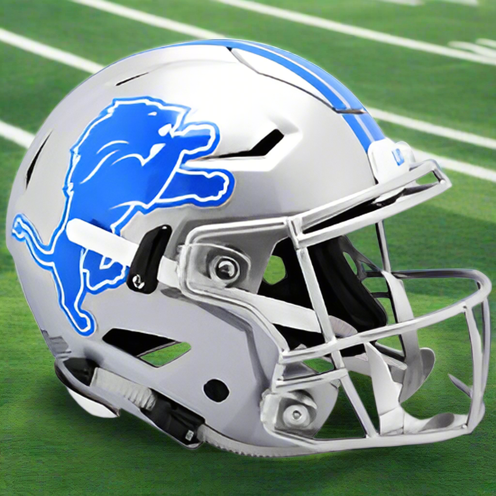 Detroit Lions Throwback '17-'23 Riddell SpeedFlex Full Size Authentic Football Helmet