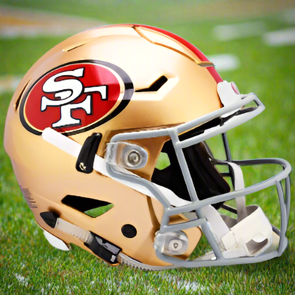 San Francisco 49ers Riddell SpeedFlex Full Size Authentic Football Helmet
