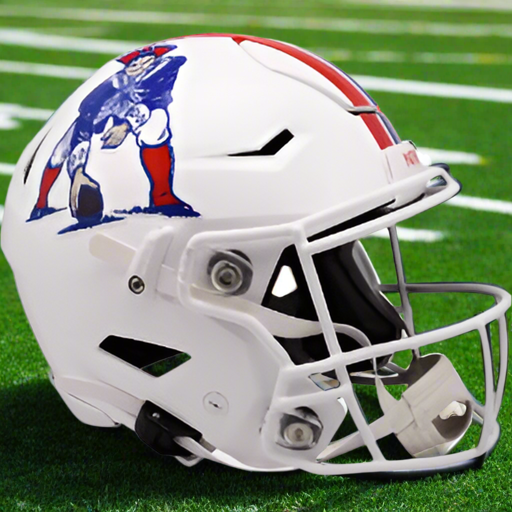 New England Patriots Riddell SpeedFlex Throwback 82-89 Full Size Authentic Football Helmet