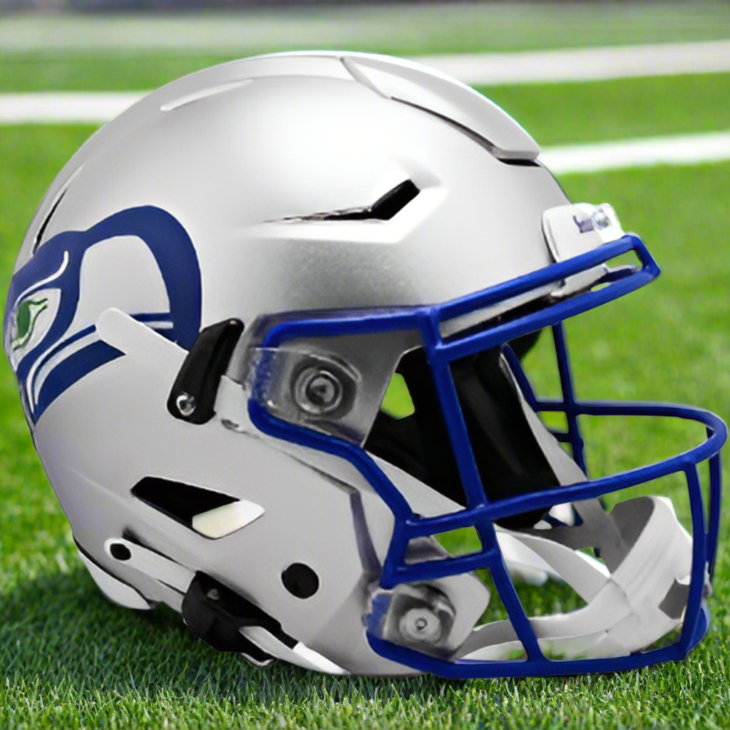 Seattle Seahawks Riddell SpeedFlex Throwback 83-01 Full Size Authentic Football Helmet
