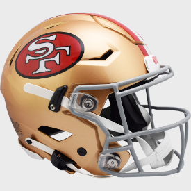 San Francisco 49ers Riddell SpeedFlex Throwback 64-95 Full Size Authentic Football Helmet