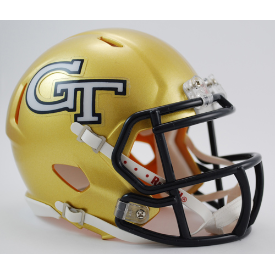 Georgia Tech Yellow Jackets Riddell Speed Mini Football Helmet