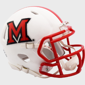 Miami-Ohio Redhawks Riddell Speed Mini Football Helmet