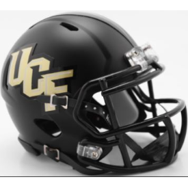 Central Florida Golden Knights Anthracite Riddell Speed Mini Football Helmet