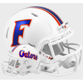 Florida Gators White Riddell Speed Mini Football Helmet