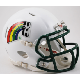 Hawaii Warriors Retro Riddell Speed Mini Football Helmet
