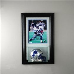 Wall Mounted Mini Helmet Display Case with 8 x 10