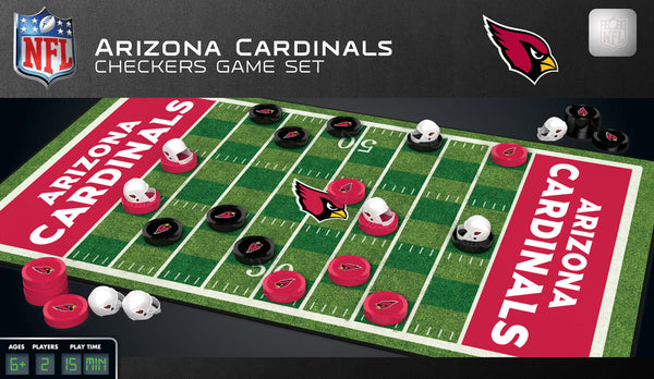 Arizona Cardinals Checkers Board Game