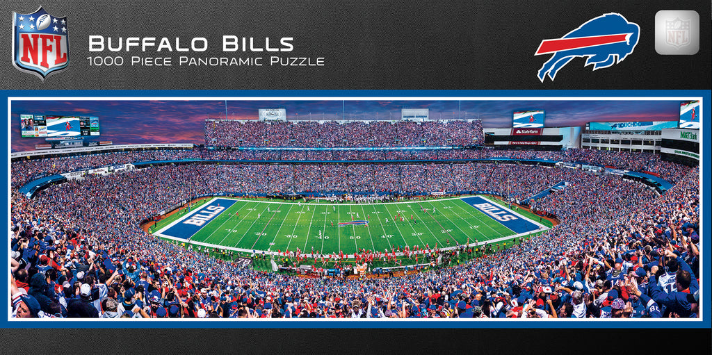 Buffalo Bills 1000pc Panoramic Puzzle - 50yd line