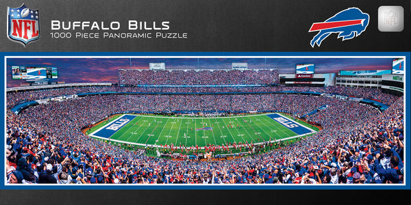 Buffalo Bills 1000pc Panoramic Puzzle - 50yd line