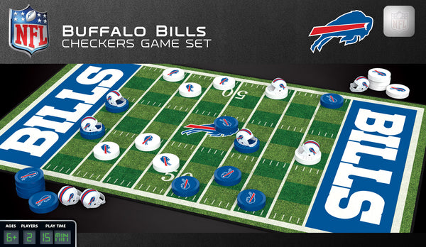 Buffalo Bills Checkers Board Game