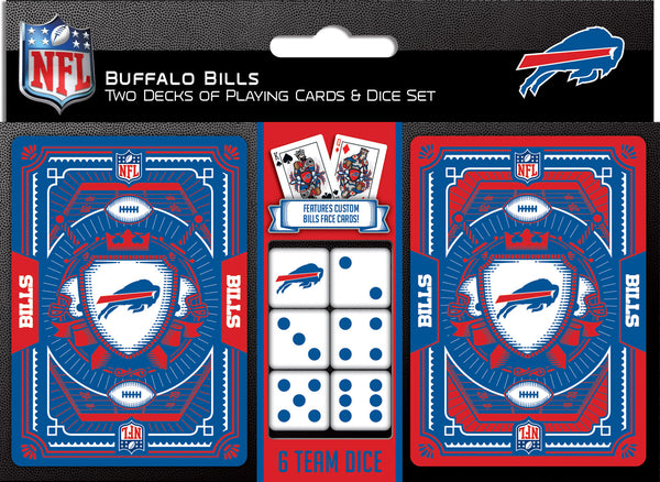 Buffalo Bills - 2-Pack Playing Cards & Dice Set