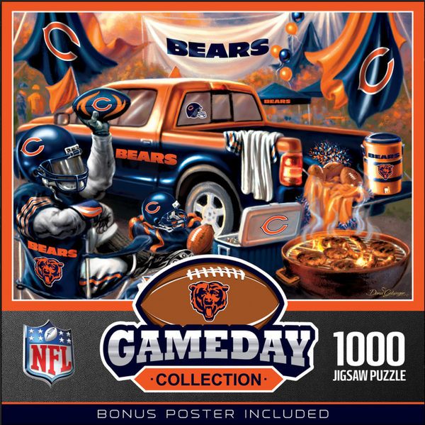 Chicago Bears 1000pc Puzzle - Gameday