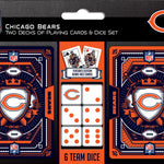 Chicago Bears - 2-Pack Playing Cards & Dice Set