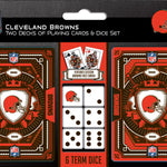 Cleveland Browns - 2-Pack Playing Cards & Dice Set