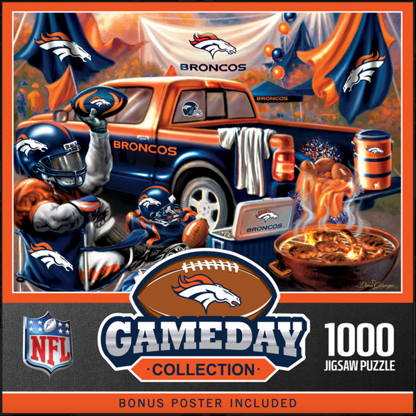 Denver Broncos 1000pc Puzzle - Gameday