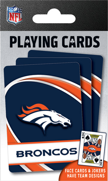 Denver Broncos Playing Cards - 54 Card Deck